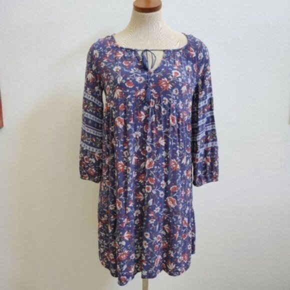 Old Navy floral dress long sleeves - Picture 2 of 10